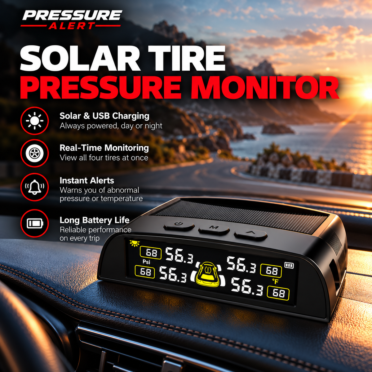 Pressure Alert™ SafeDrive Monitor S4 External