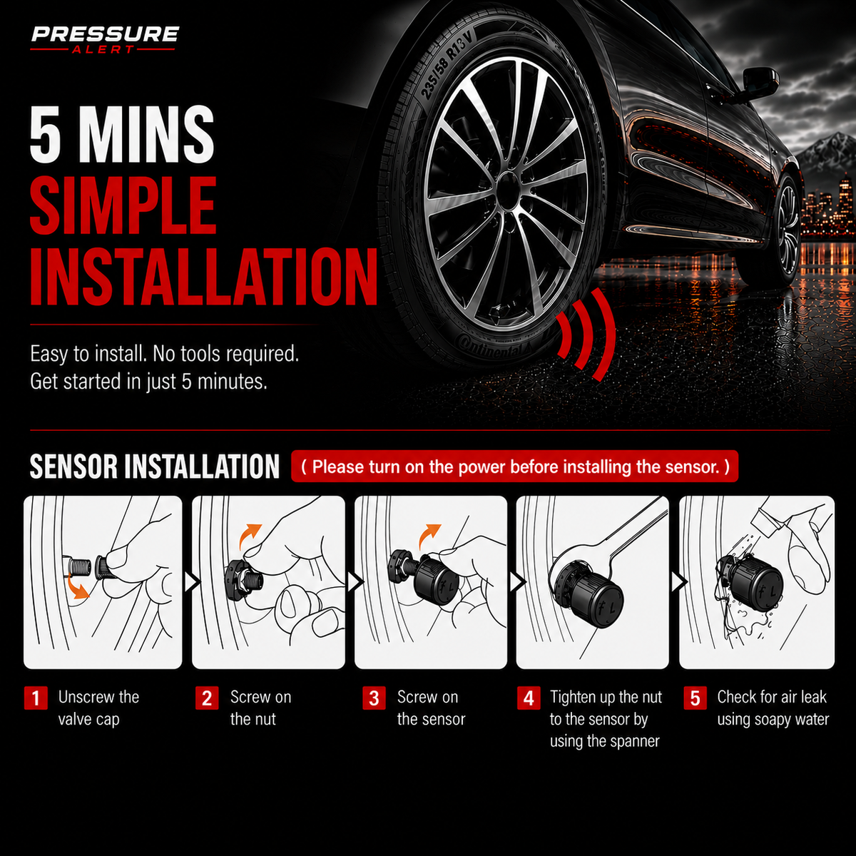 Pressure Alert™ SafeDrive Monitor